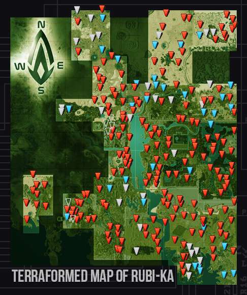 Terraformed Map of Rubi-Ka
